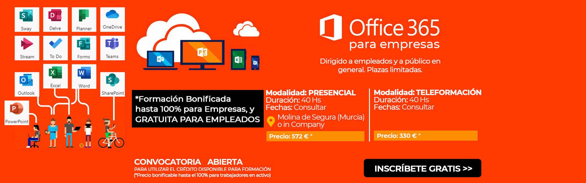 Curso de Microsoft Office 365 para empresas gratuito para empleados