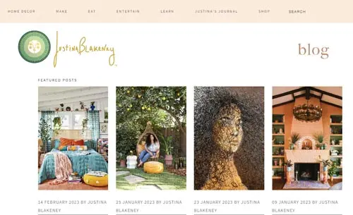 Justina Blakeney Blog