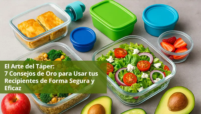 El Arte del Táper: 7 Consejos de Oro para Usar tus Recipientes de Forma Segura y Eficaz