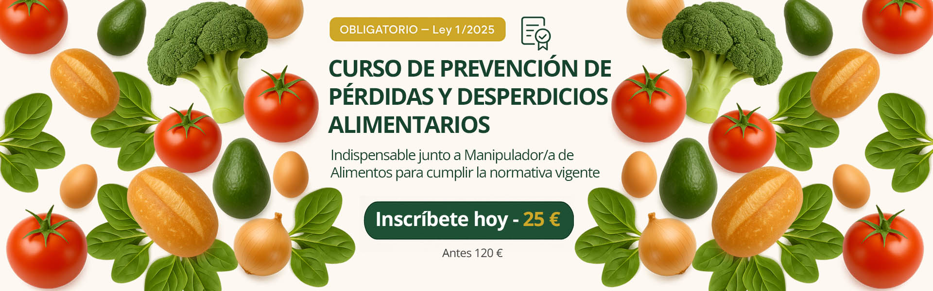 Curso Prevención de Perdidas y desperdicio alimentario